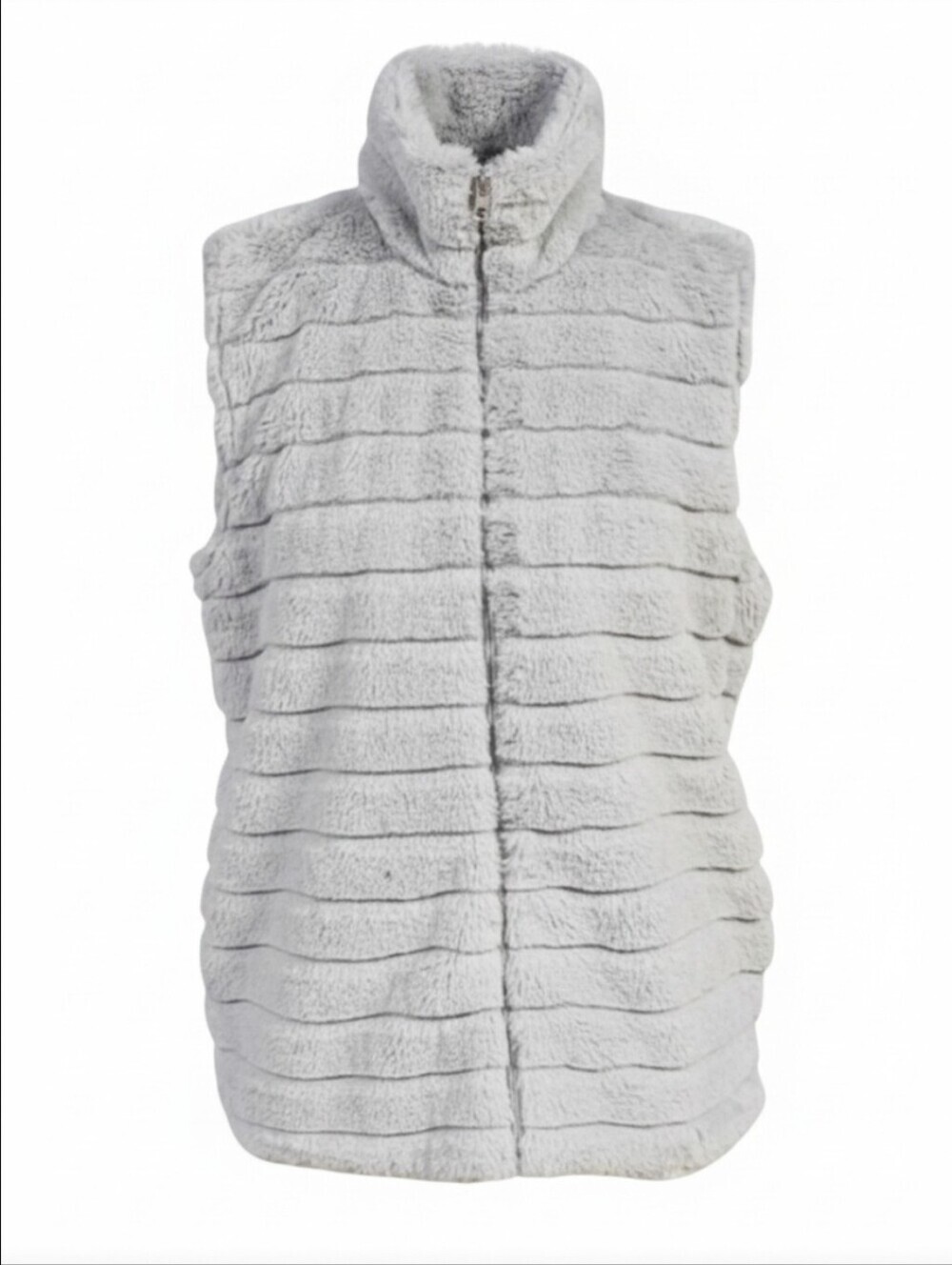 KATYDID | SUPER SOFT FAUX FUR MOCK NECK VEST
